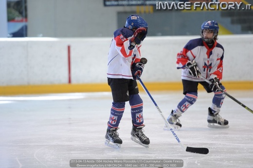 2013-04-13 Aosta 1564 Hockey Milano Rossoblu U11-Courmayeur - Gioele Finessi